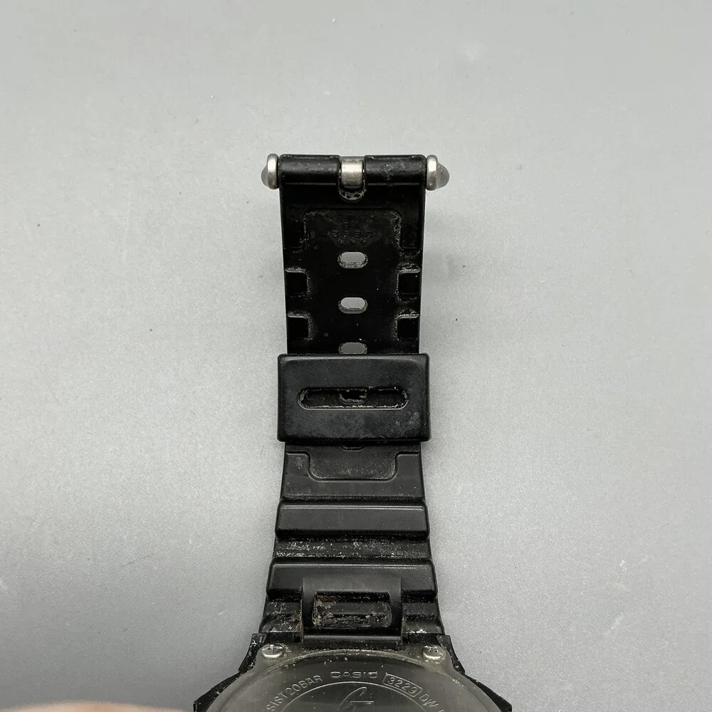 Casio G-Shock DW-5600BB Mens Watch 38mm Black Digital Resin Alarm Timer